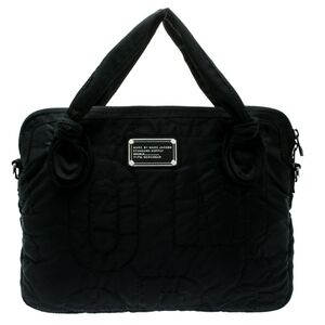 Marc Jacobs Black Quilted Laptop Bag